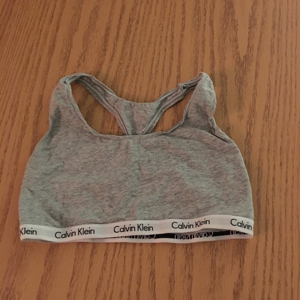 Calvin Klein Racerback Sports Bra - Picture 2 of 3